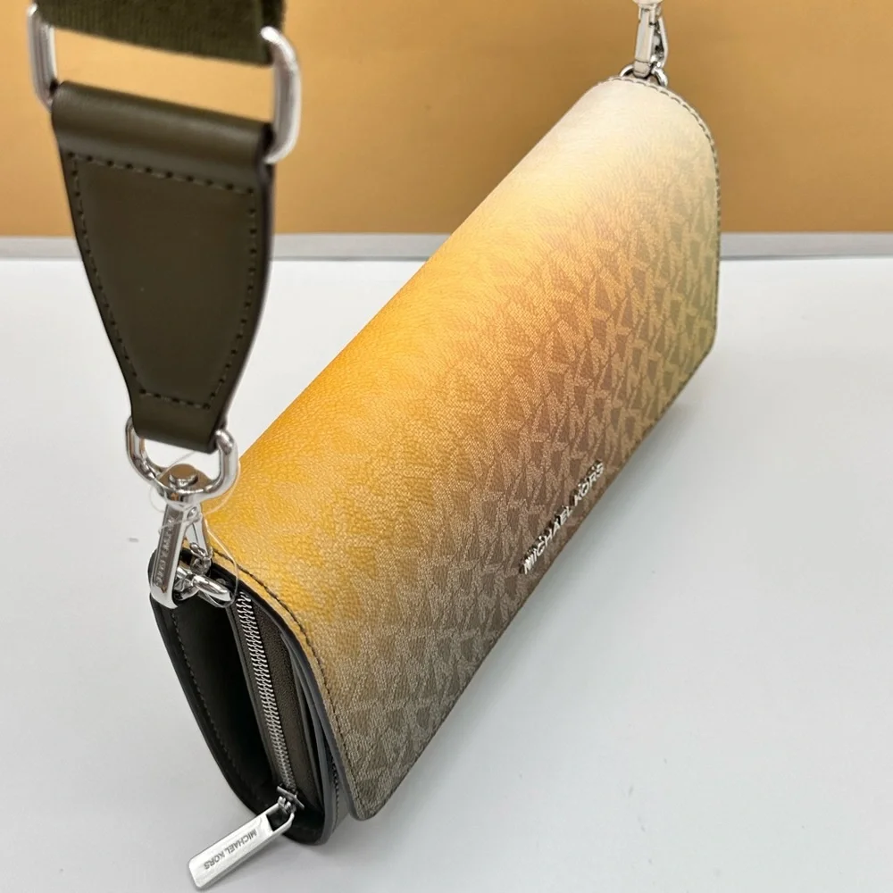 Michael Kors Gradient Olive and Gold Crossbody